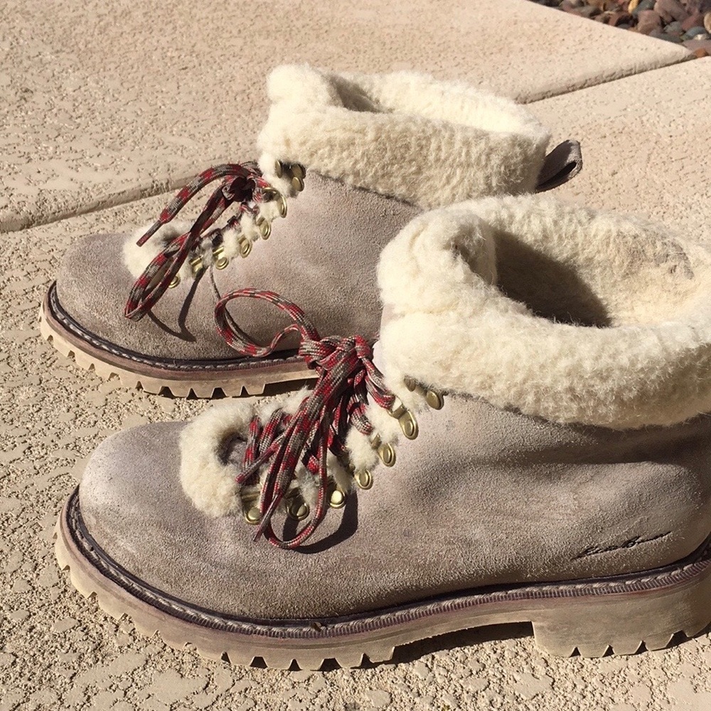 Eddie Bauer Boots Original K-Series Women's Hiking Ankle Boot Khaki Nabuck 9.5